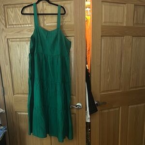 Chic Green Midi Dress